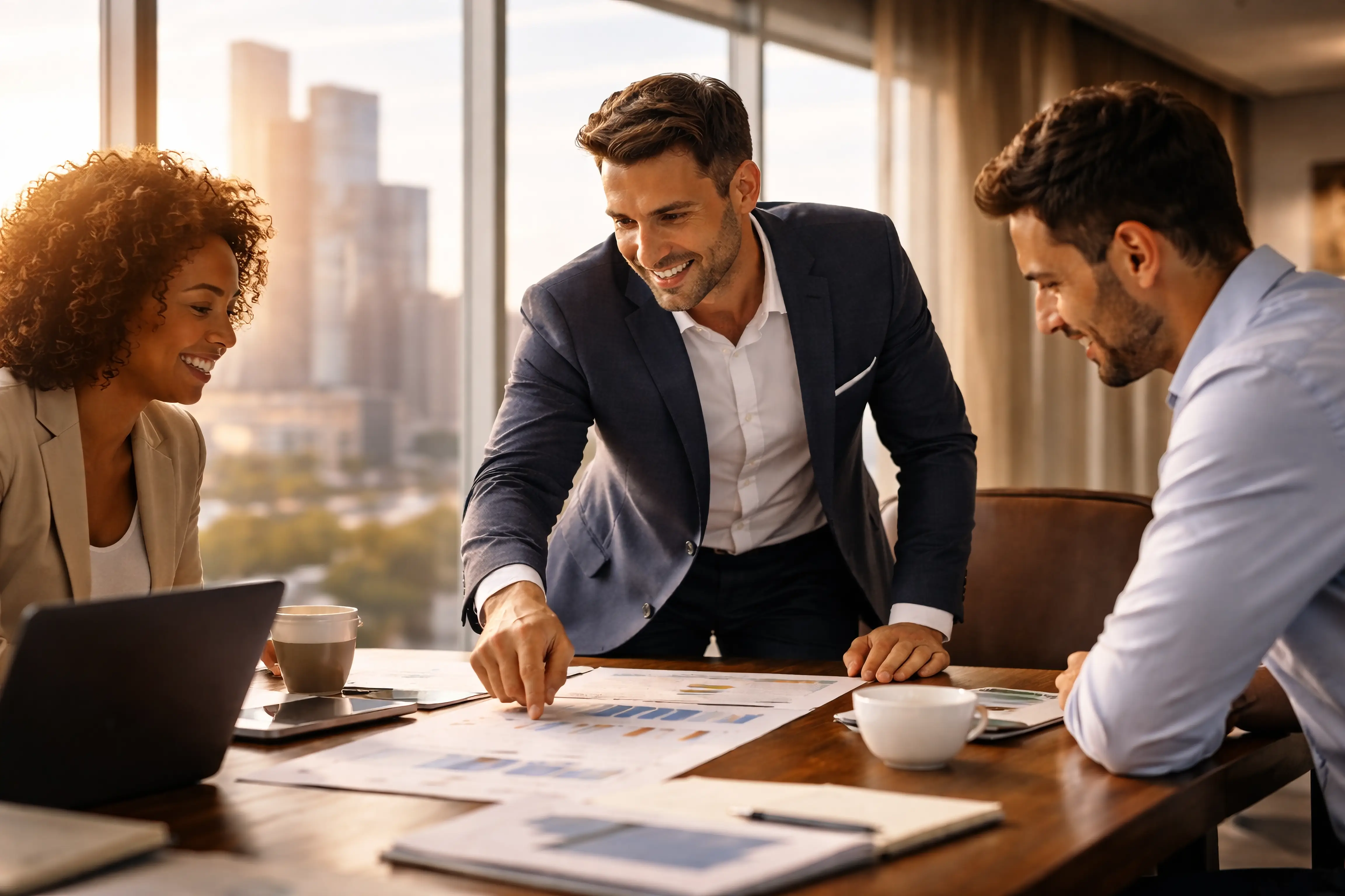 team working together